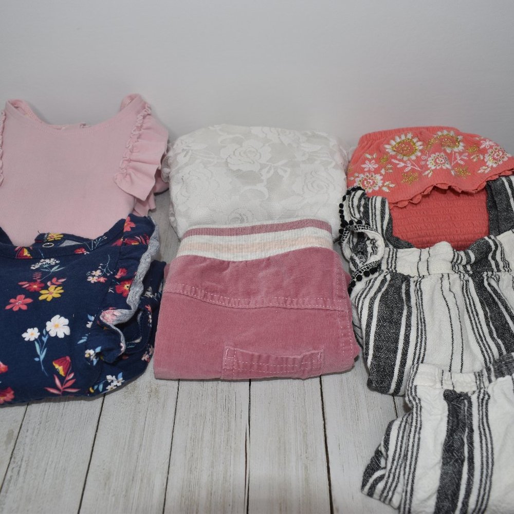 7 Piece Lot of Girl Toddler Clothes 12-24 Months